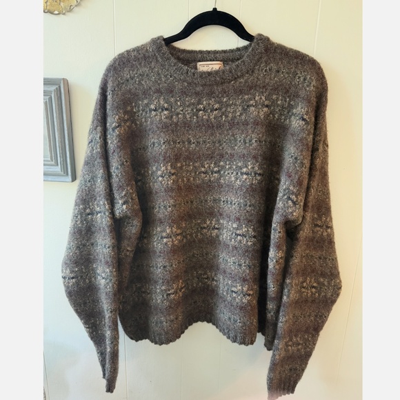 EUC Woolrich Wool Blend Multi Colored Fair Isle Sweater Men’s Size XL - Picture 7 of 9